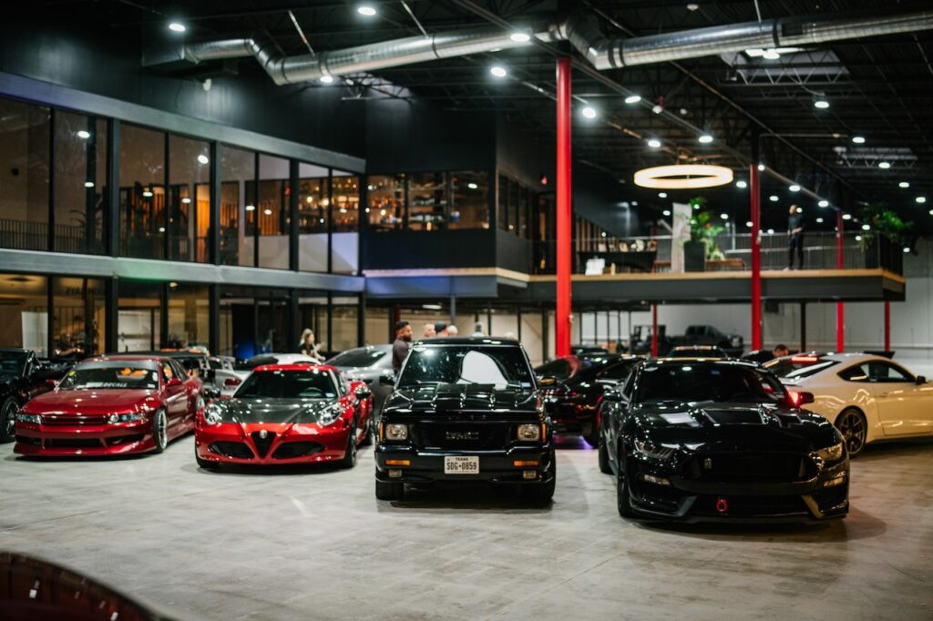 The Shop Club car collection